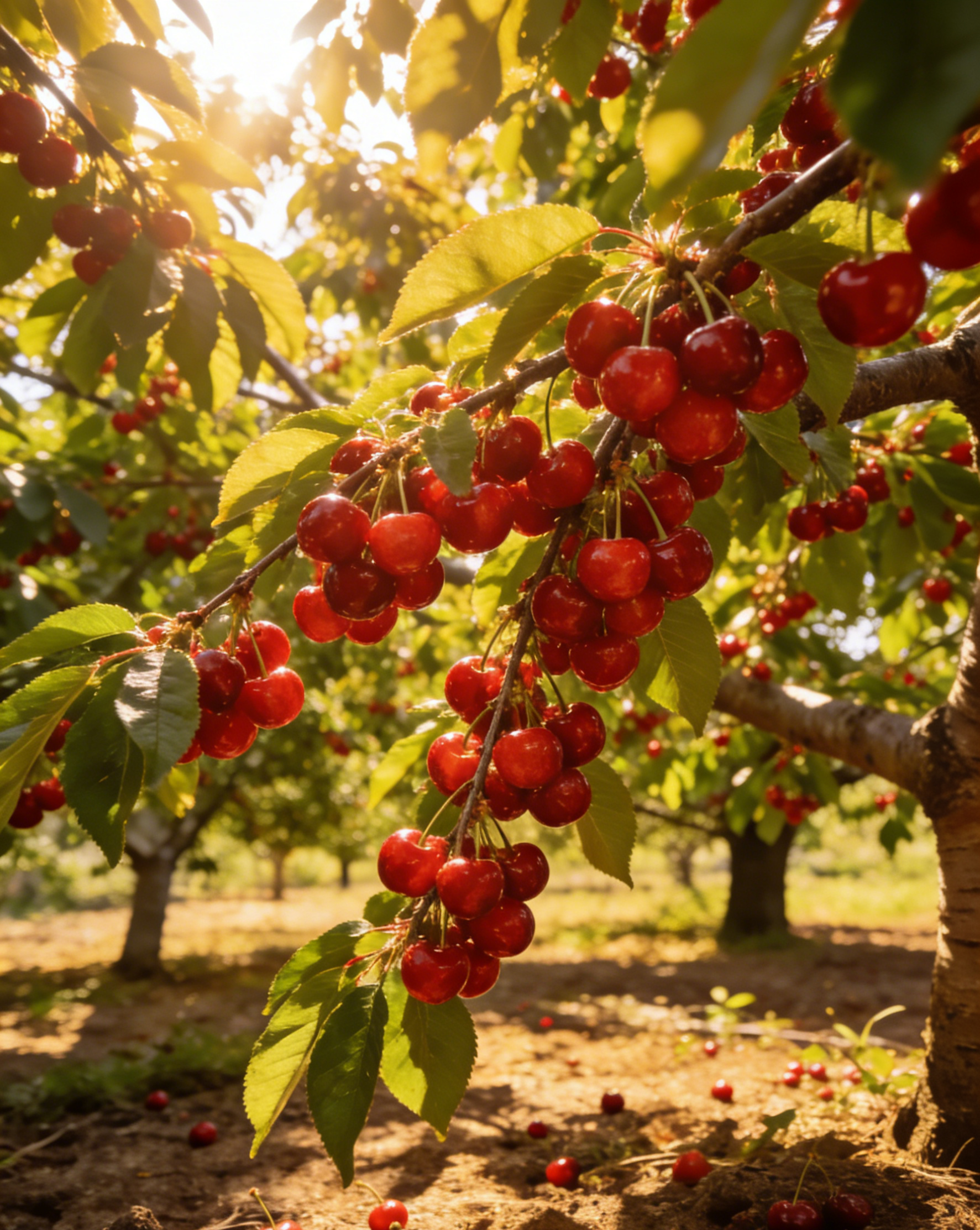 Czerwona cesarzowa - sadzonka wiśni.