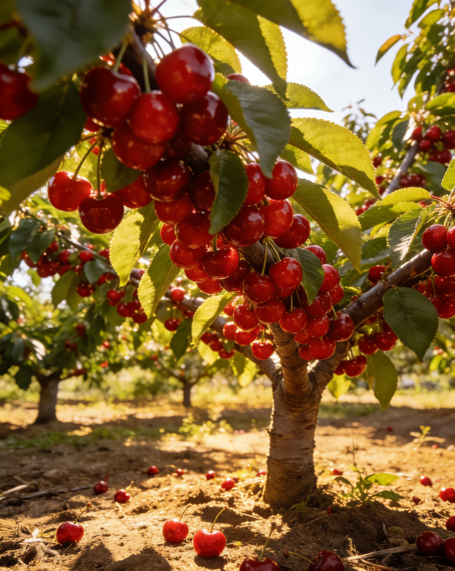 Czerwona cesarzowa - sadzonka wiśni.
