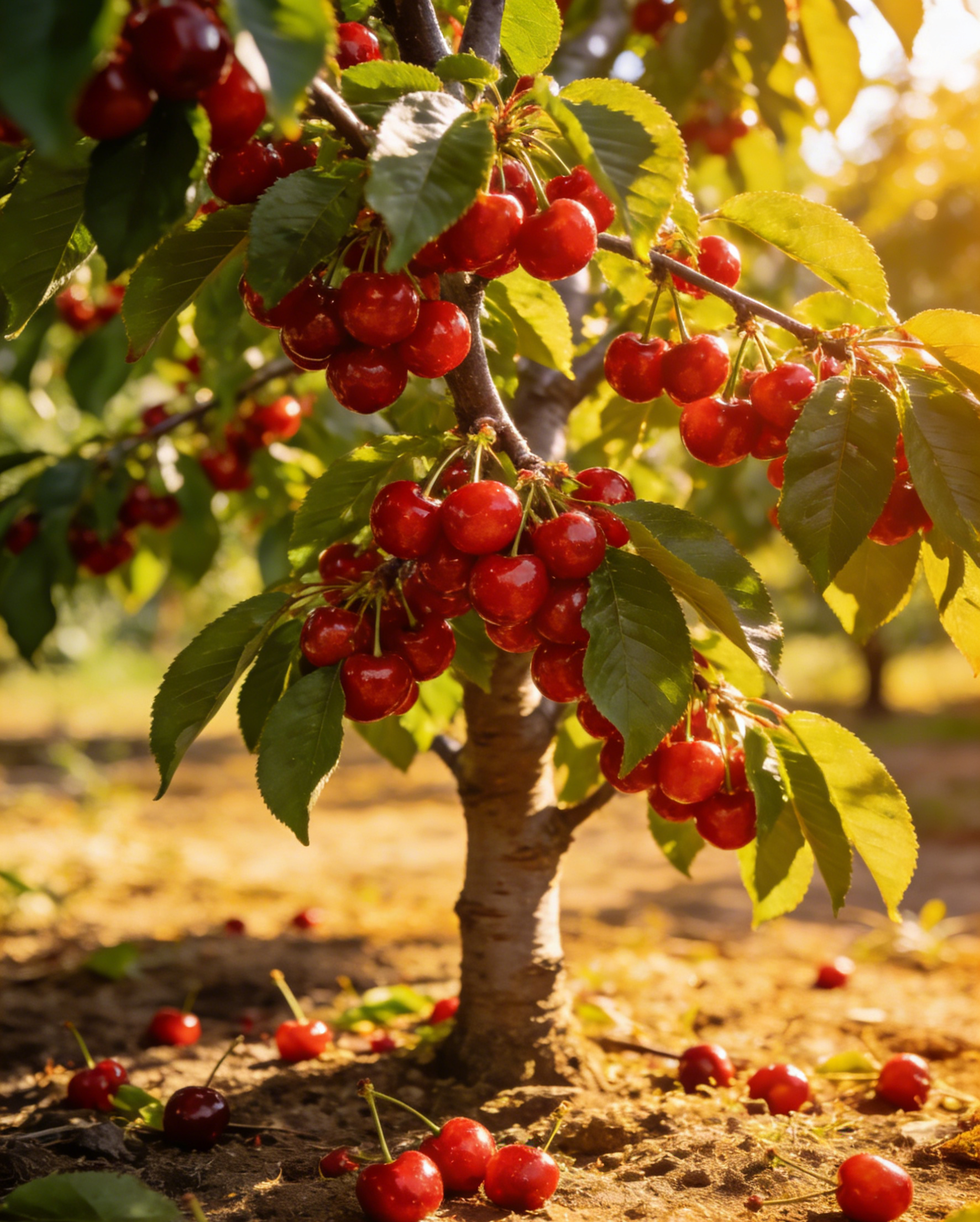 Czerwona cesarzowa - sadzonka wiśni.