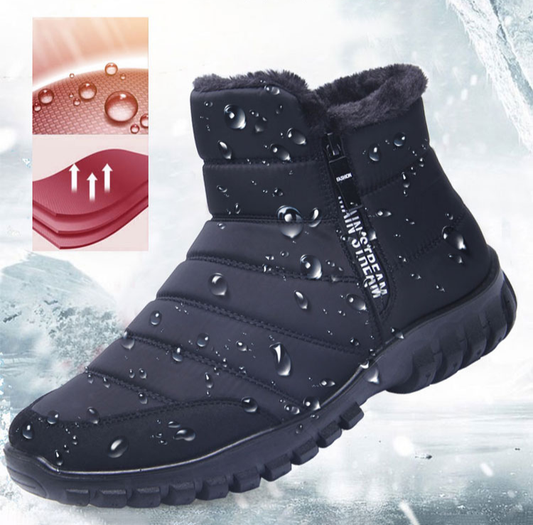 Lélegző, izzadságelnyelő, vízlepergető hótaposó csizma