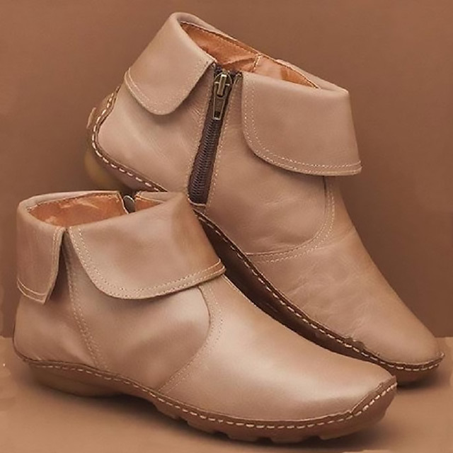 kerek orrú bőr martin csizma