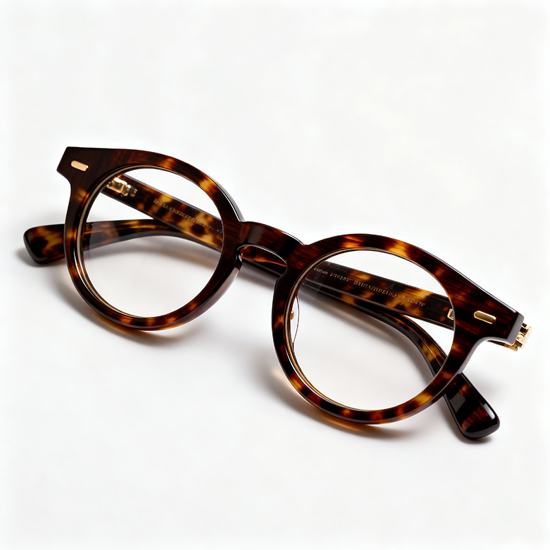 Retro-style round frame