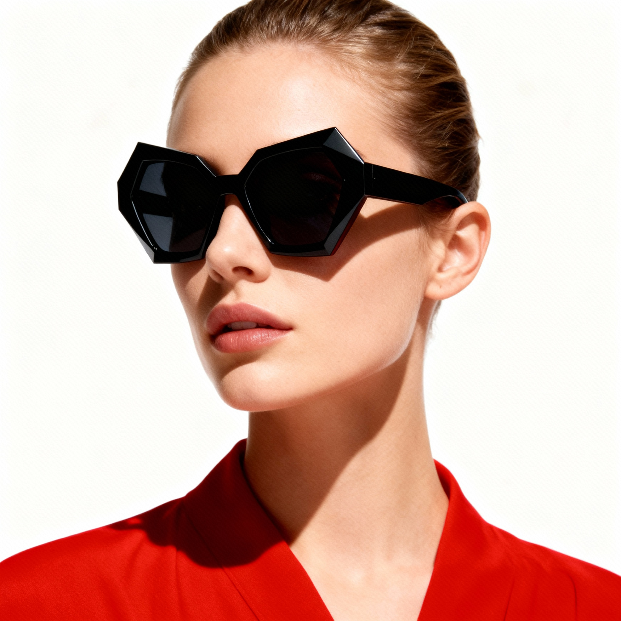 Geometric irregular sunglasses
