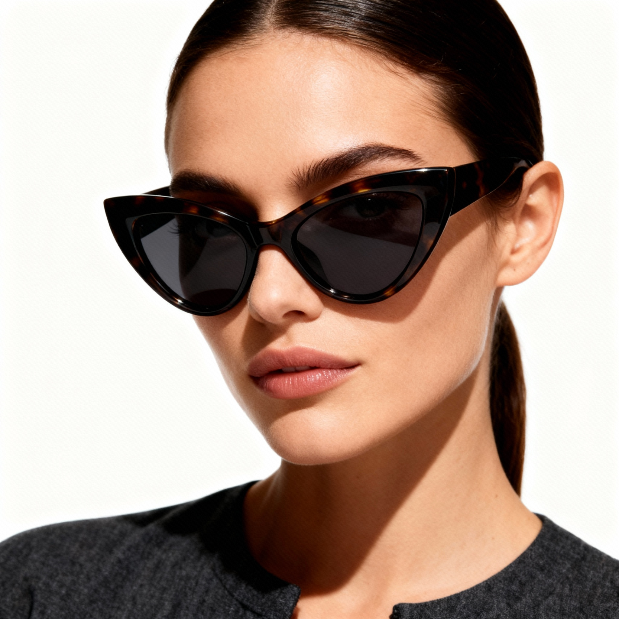 Cat-eye style sunglasses