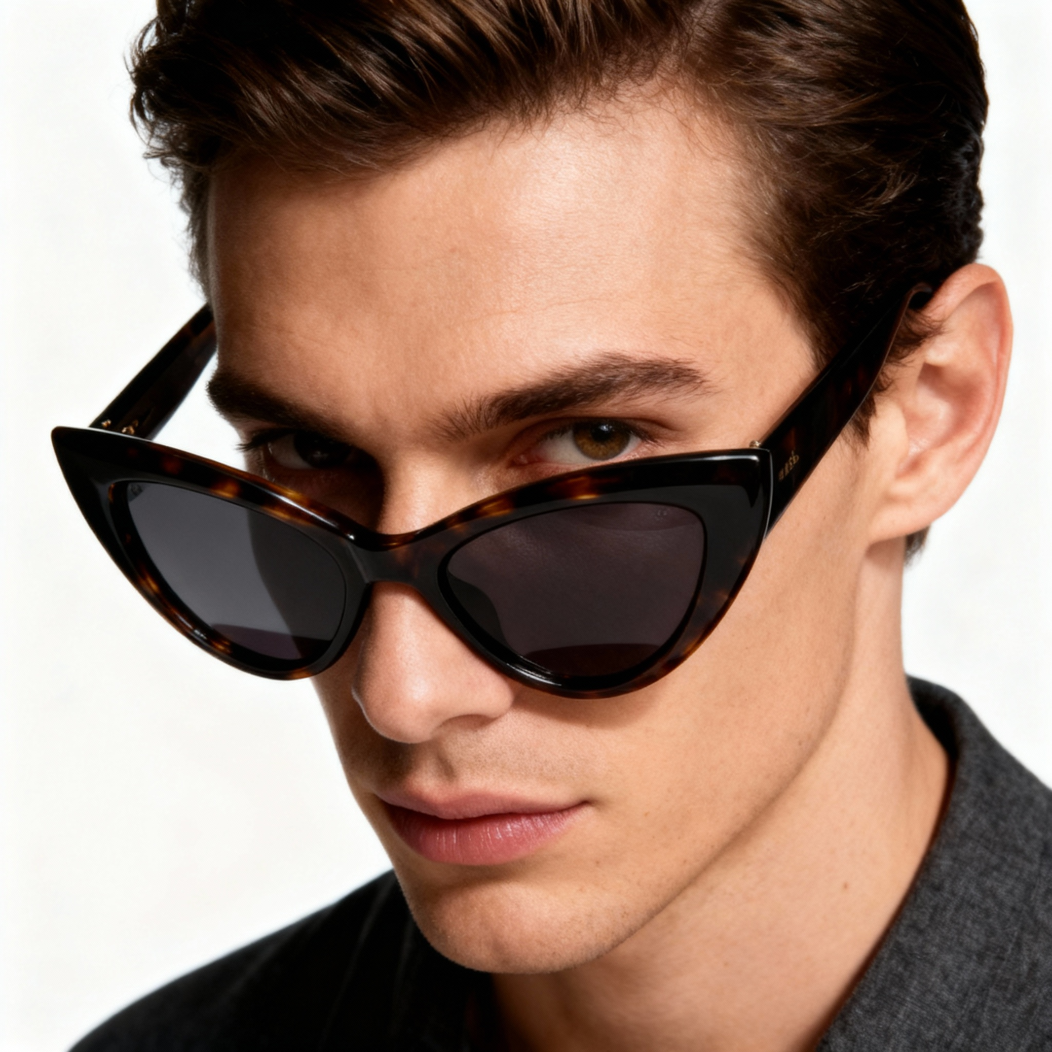 Cat-eye style sunglasses