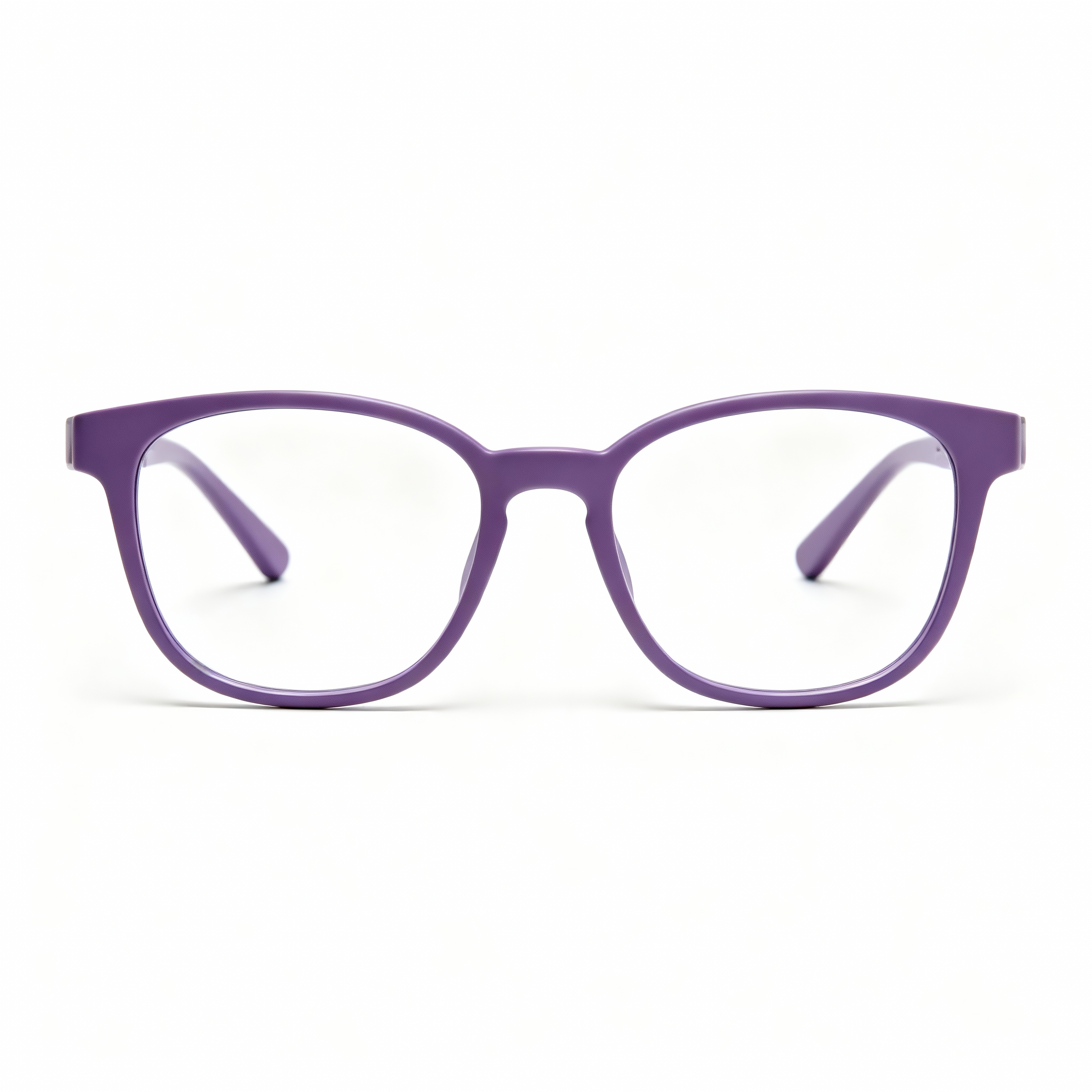 Purple minimalist and stylish glasses
