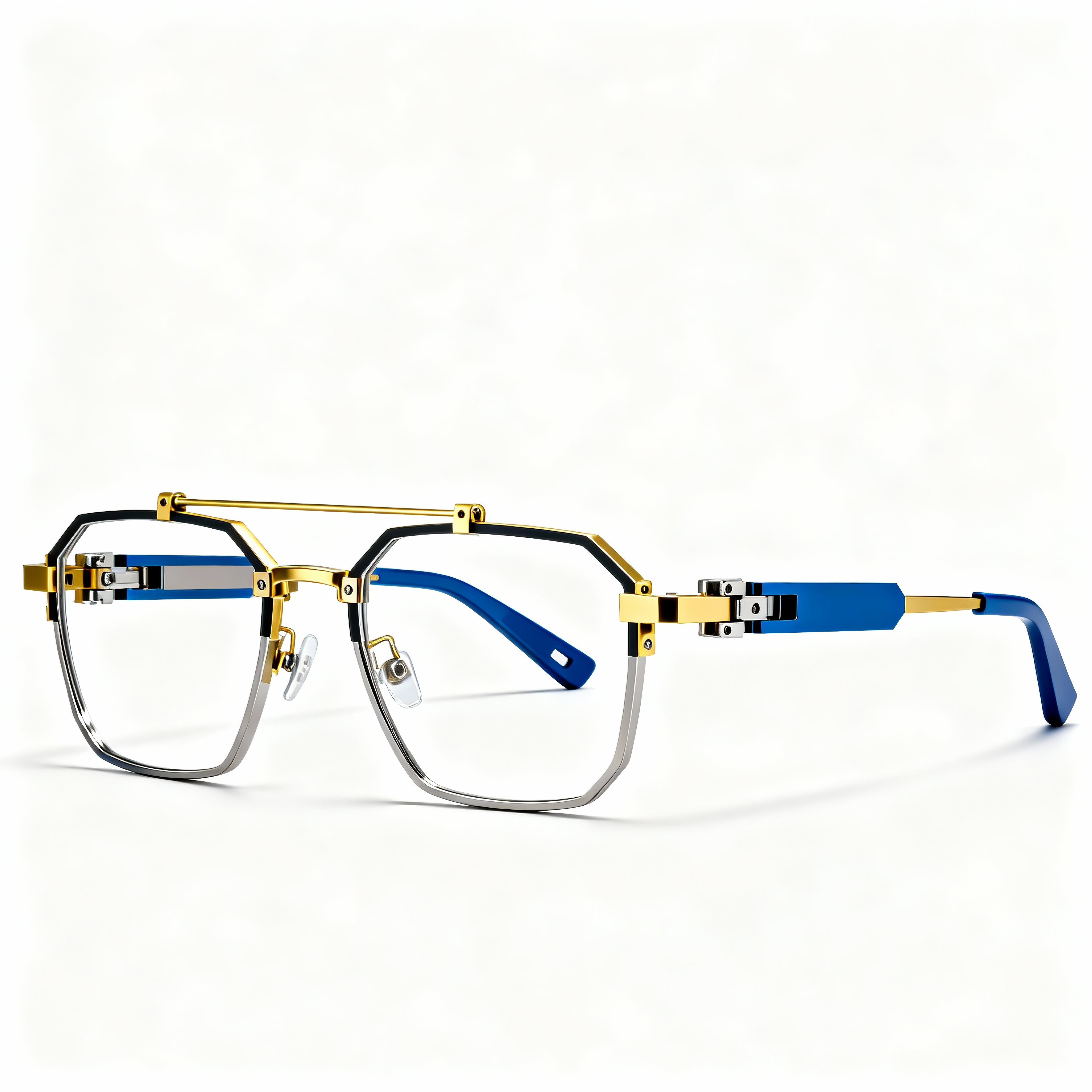 Industrial structural aesthetic glasses