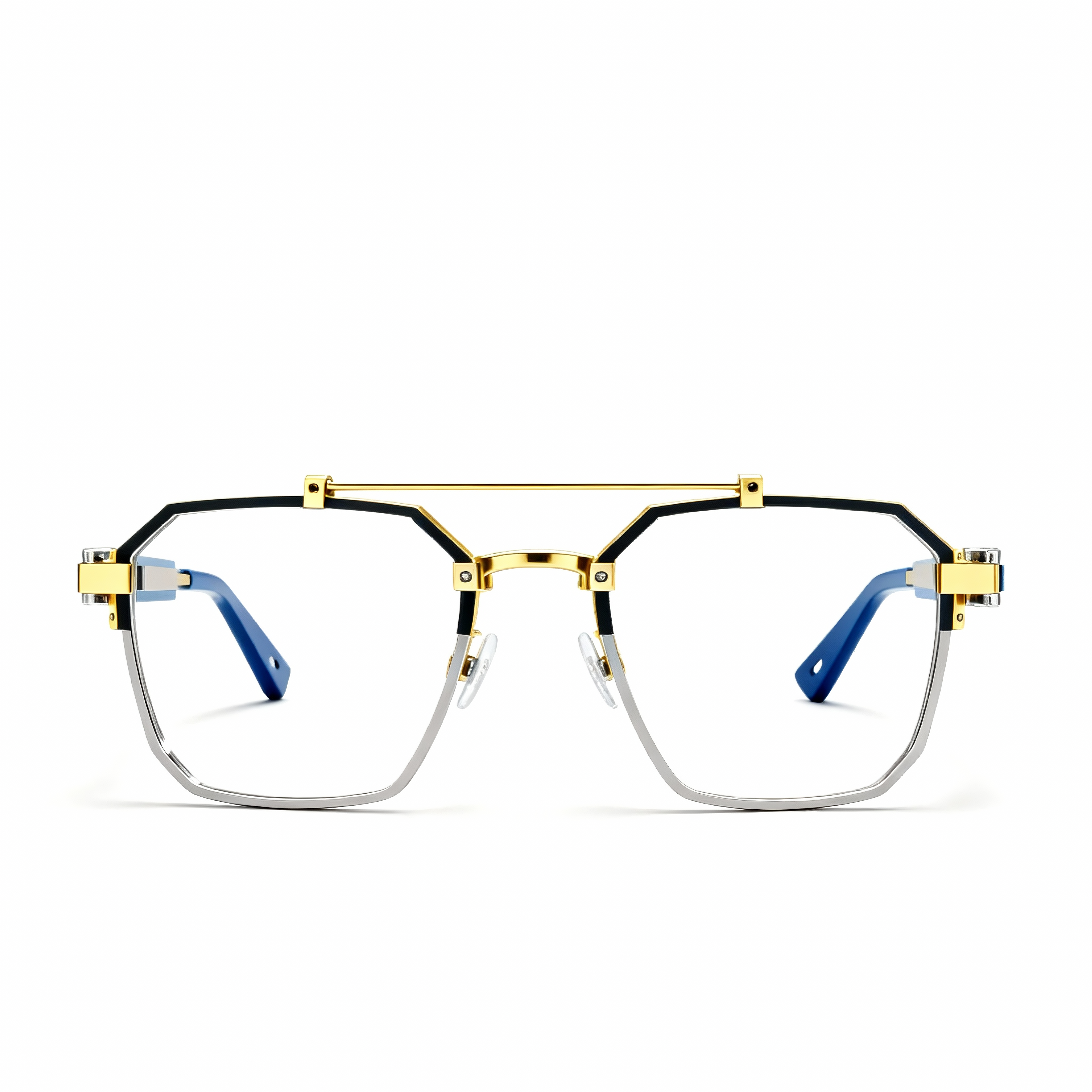 Industrial structural aesthetic glasses