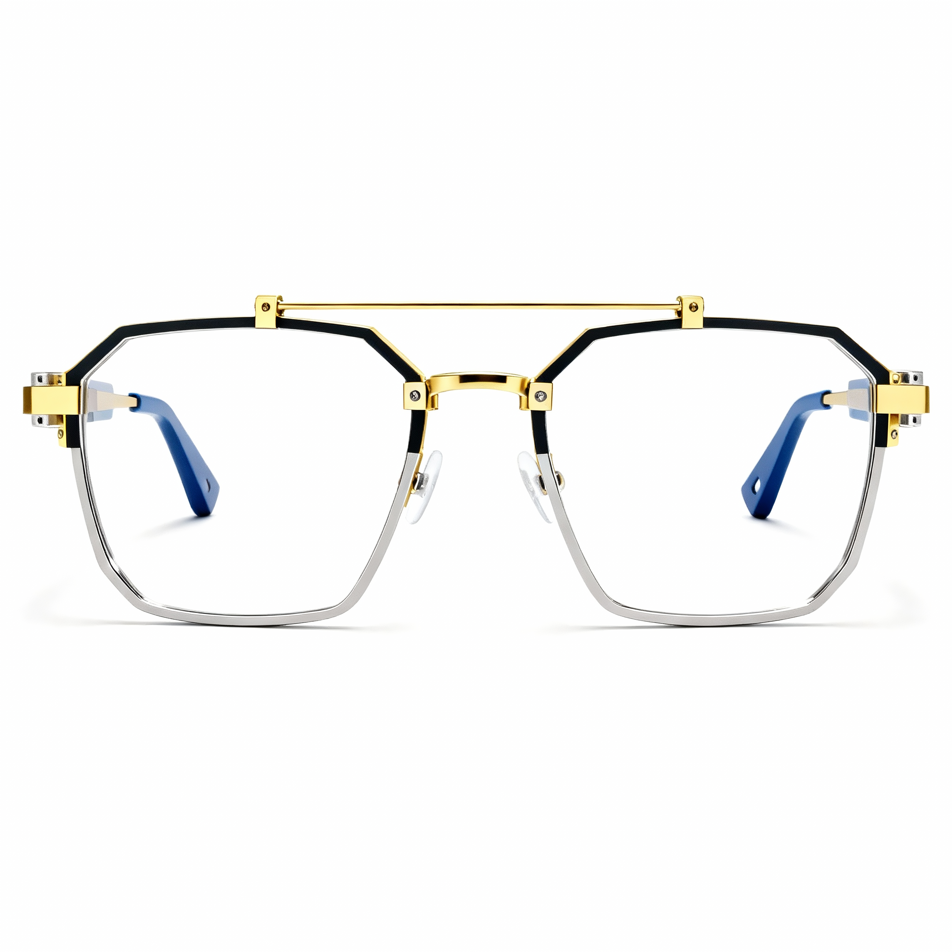 Industrial structural aesthetic glasses