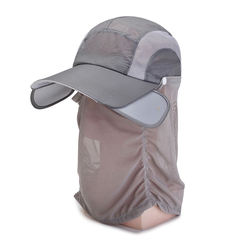 Outdoor wielofunkcyjny lodowy jedwab szybkoschnący kapelusz przeciwsłoneczny