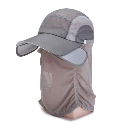 Outdoor wielofunkcyjny lodowy jedwab szybkoschnący kapelusz przeciwsłoneczny
