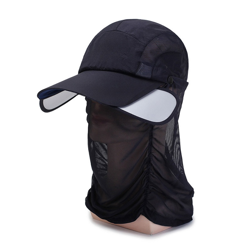 Outdoor wielofunkcyjny lodowy jedwab szybkoschnący kapelusz przeciwsłoneczny