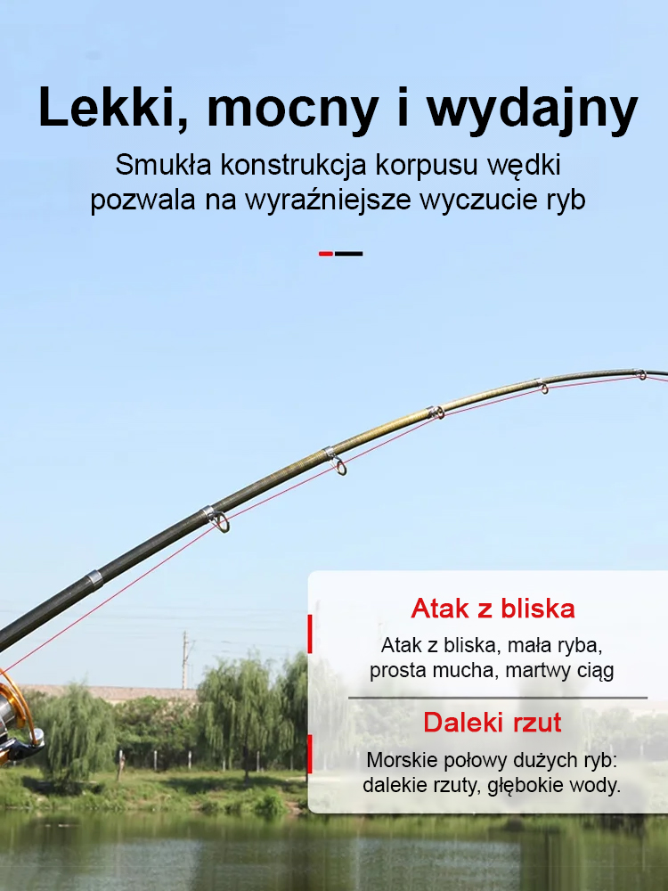 Teleskopowy długopis wędkarski