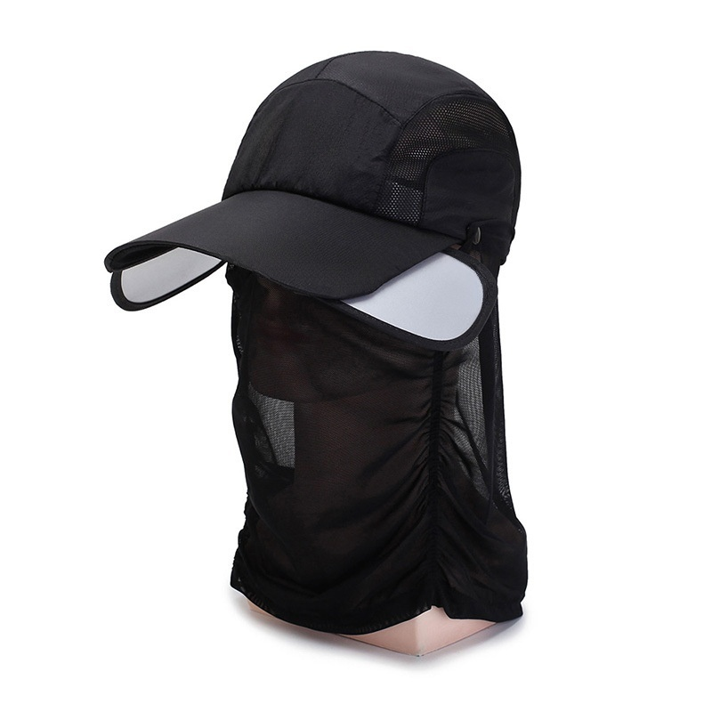 Outdoor wielofunkcyjny lodowy jedwab szybkoschnący kapelusz przeciwsłoneczny