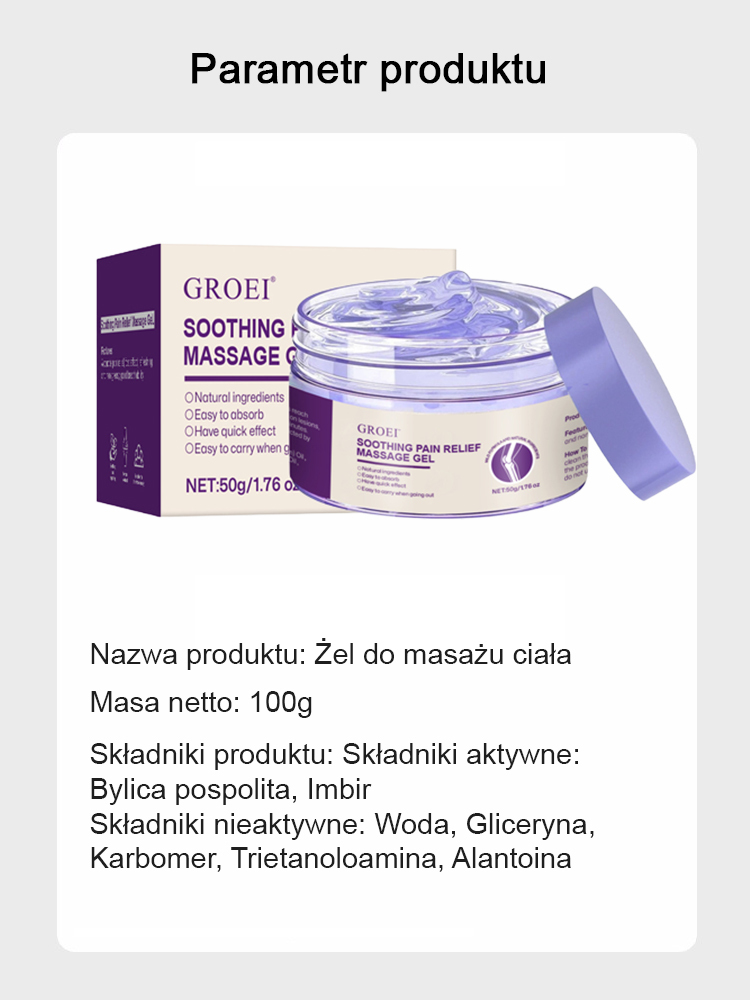 żel łagodzący stawy do ciała