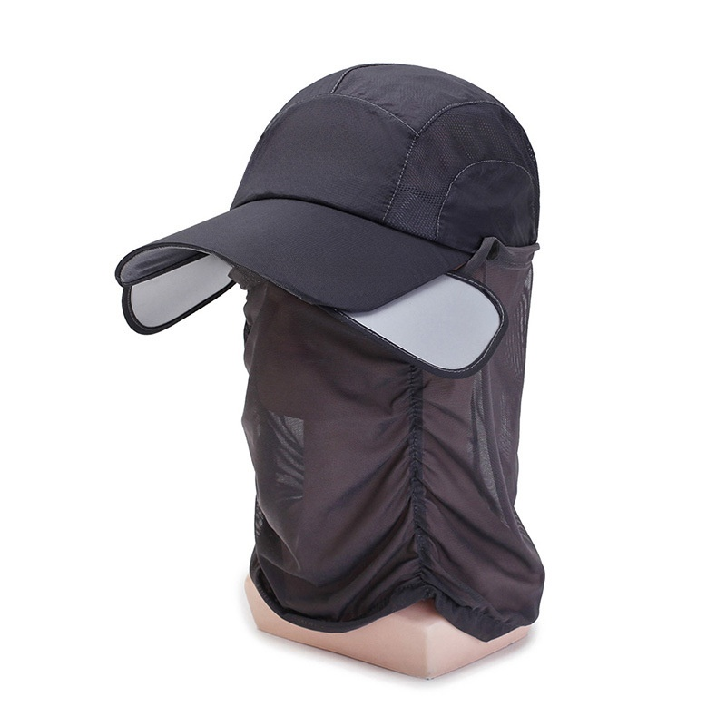 Outdoor wielofunkcyjny lodowy jedwab szybkoschnący kapelusz przeciwsłoneczny