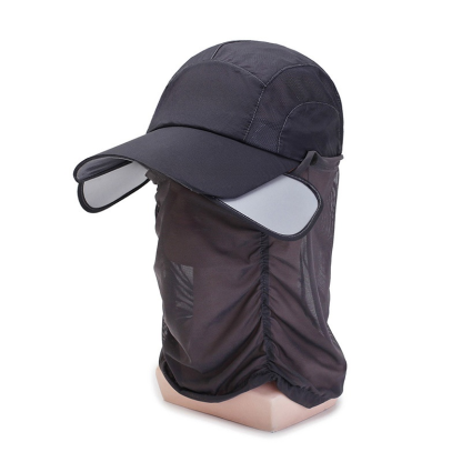 Outdoor wielofunkcyjny lodowy jedwab szybkoschnący kapelusz przeciwsłoneczny