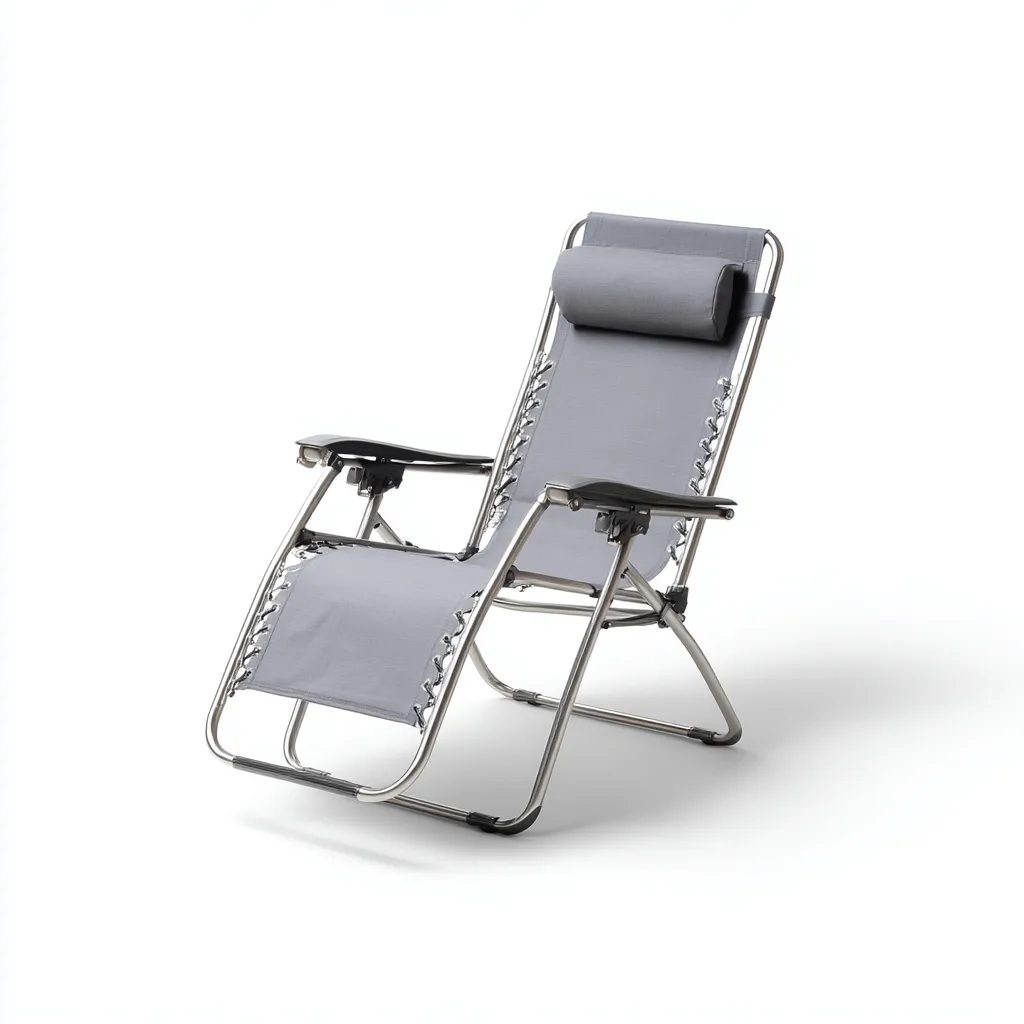 Chaise longue - métal tissu 165x65x110 cm - gris-noir - adaptée au jardin - design moderne-Quietixe