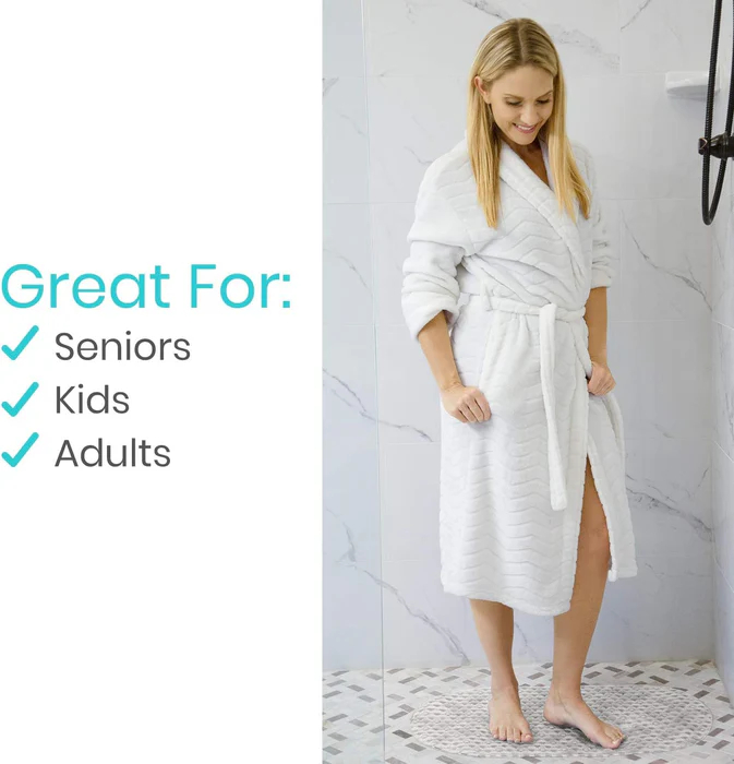 Nonslip Shower Floor Pad - Non-Slip and Non-Skid for Bath Tub with Strong Rubber Suction Cup Grip - for Baby, Elderly, Kids, Bathroom