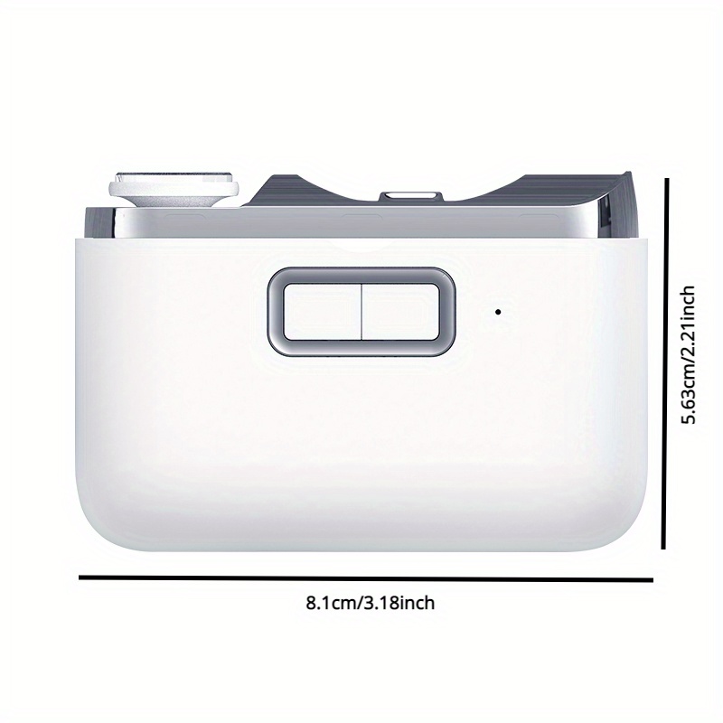 Dual-Purpose Electric Nail Clipper And Polisher for Eldly, Featuring a Sharpener And Built-In Light