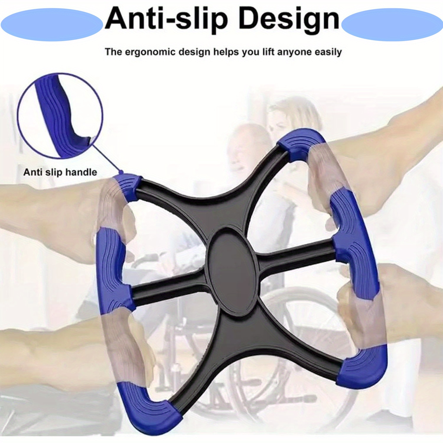 A Standing Aid Device for The And Disabled - a Non-Contact Lifting Aid for Seniors - a Portable Lifting Assistance Device for The Disabled, Tools for Helping The to Rise, Featuring a Grip Handle, Suitable for Seniors, Pregnant Women