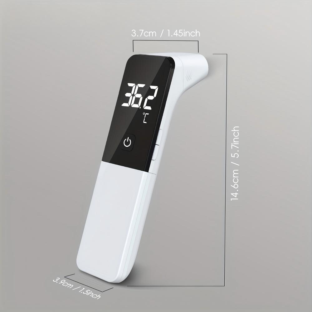 Digital Infrared Thermometer for Ear and Forehead - Medical Grade, Accurate Temperature Measurement, Home Use, Adult (Batteries Not Included), ABS Material, Battery-Powered, Accurate Readings | Accurate Temp Readings | Durable Device, Medical Thermometer