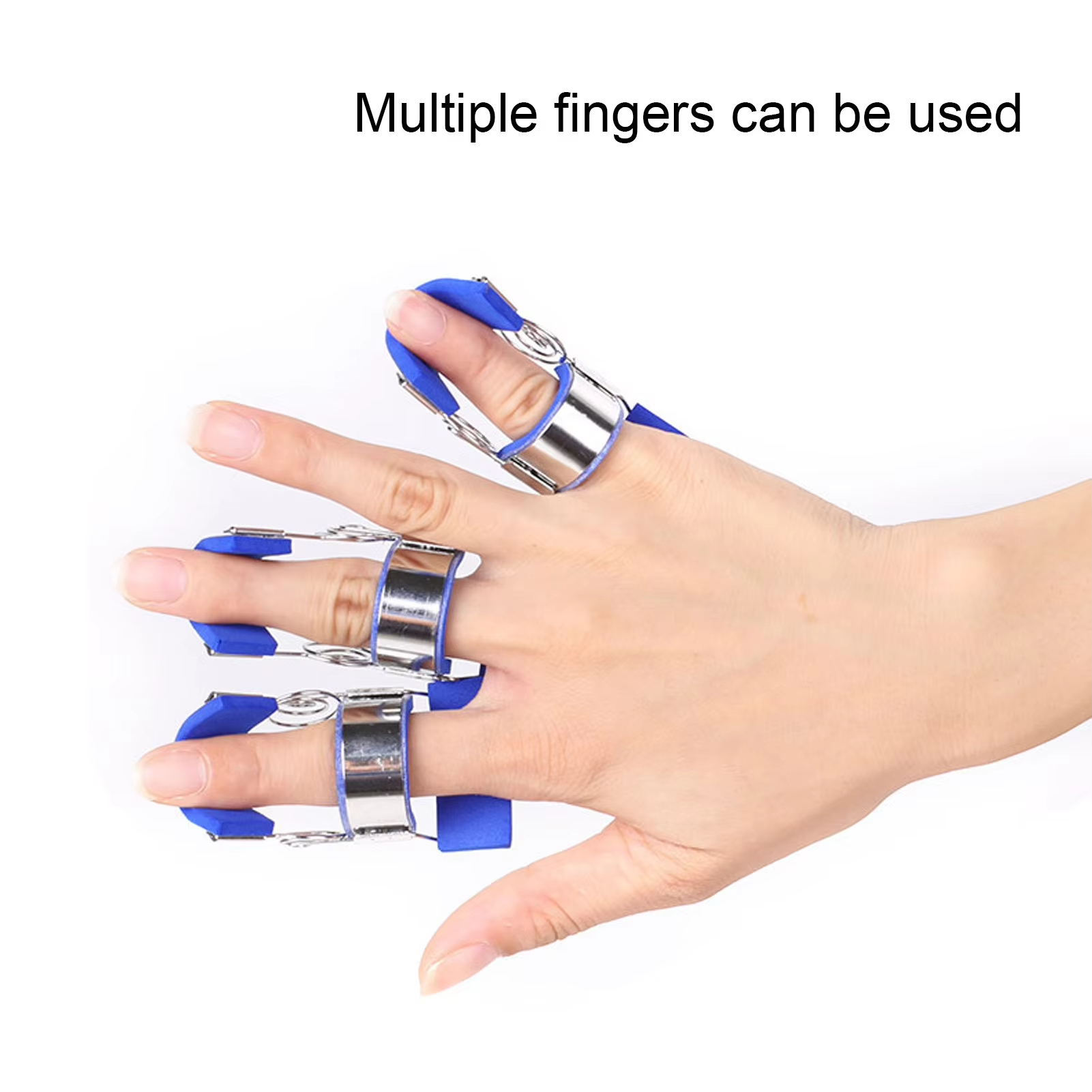 Spring Finger Splint Rehabilitation Straighten Training Easily Wear Adjustment Extension Assist for Finger Sprain