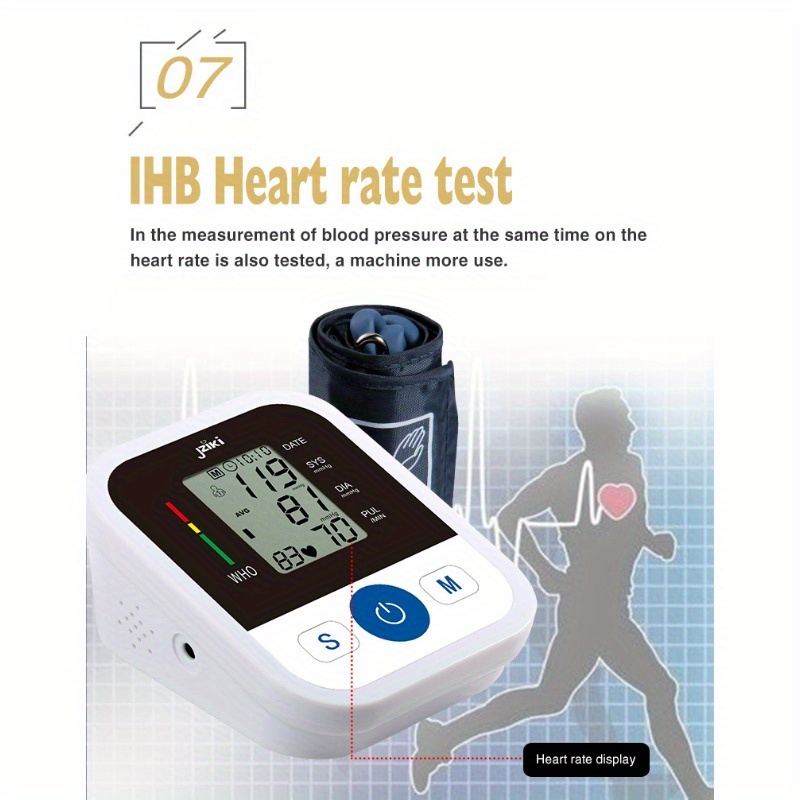 Upper Arm Blood Pressure Monitor Machine Kit. Smart Voice Broadcast Blood Pressure Cuff, 2 Users, 99 X 2 Sets Memory, with Large LCD Display Suitable for Family Parents to Use During Pregnancy, IP22