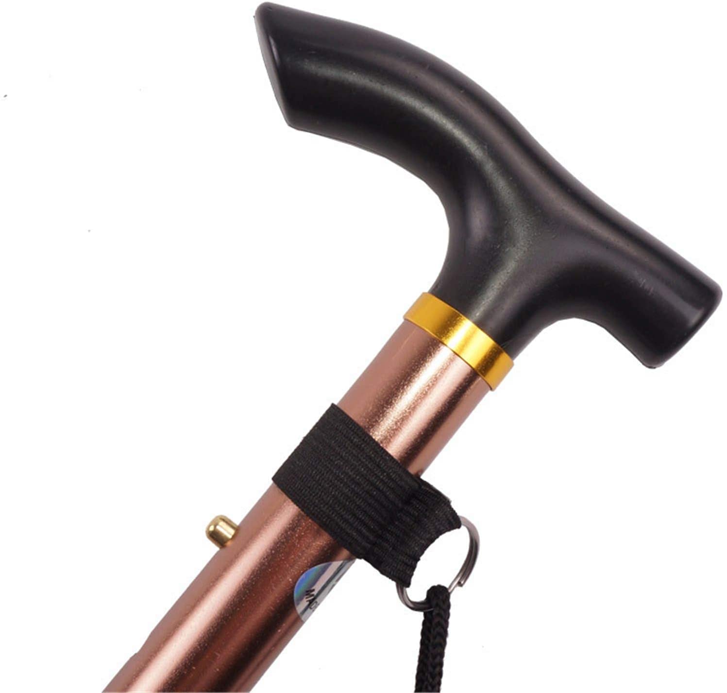 Foldable Adjustable Walking Stick for Men and Women Portable Walking Stick with Ergonomic Handle and Nonslip Base for Senior Hiking Travel