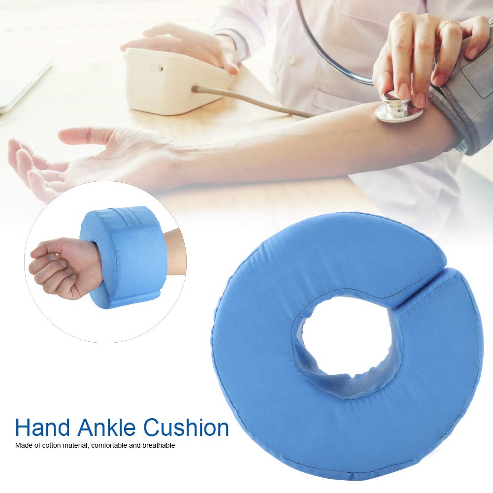 Set of 2 Lifting Support Pillows for Ankles And Wrists, Designed to Prevent Pressure Sores, Featuring a Durable And Health-Promoting Blue And White Design