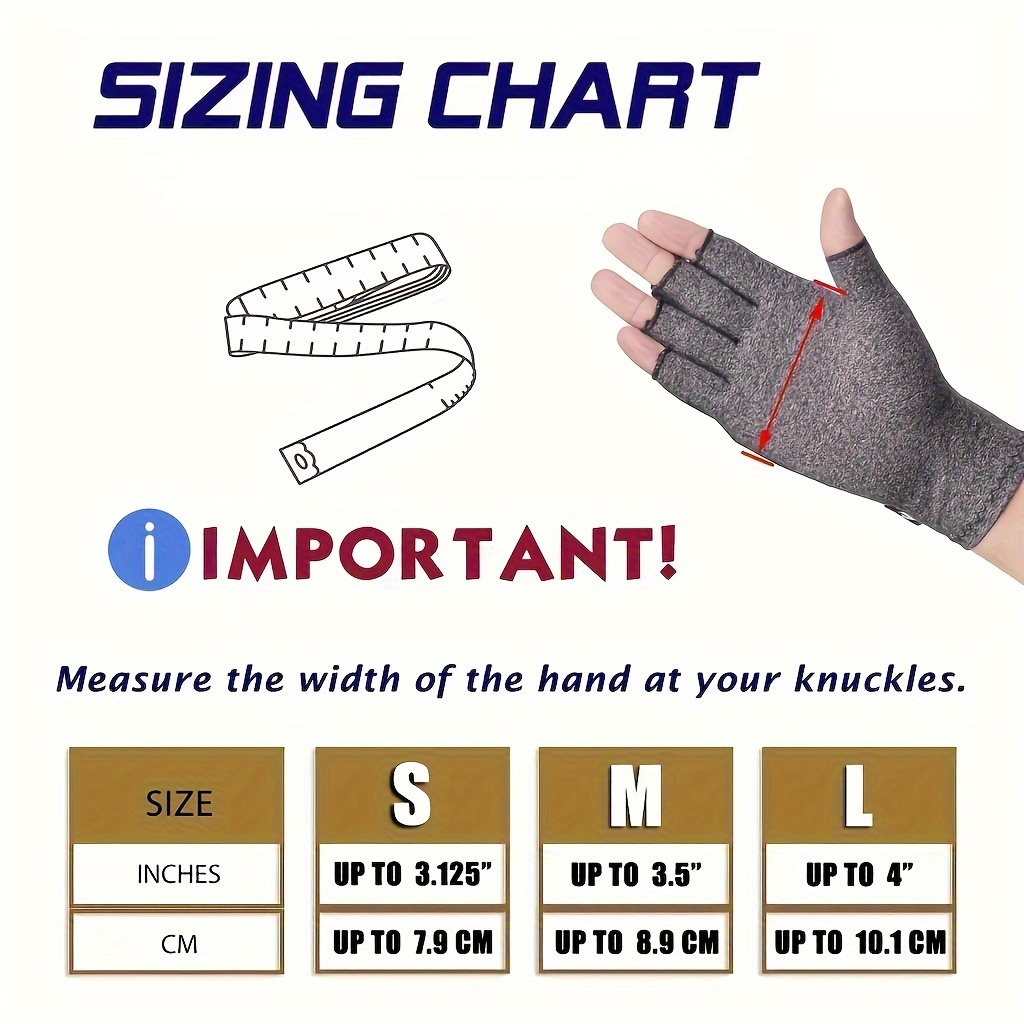1Pair Winter Compression Gloves Fingerless Gloves Anti Slip Gloves Wrist Support Wristband