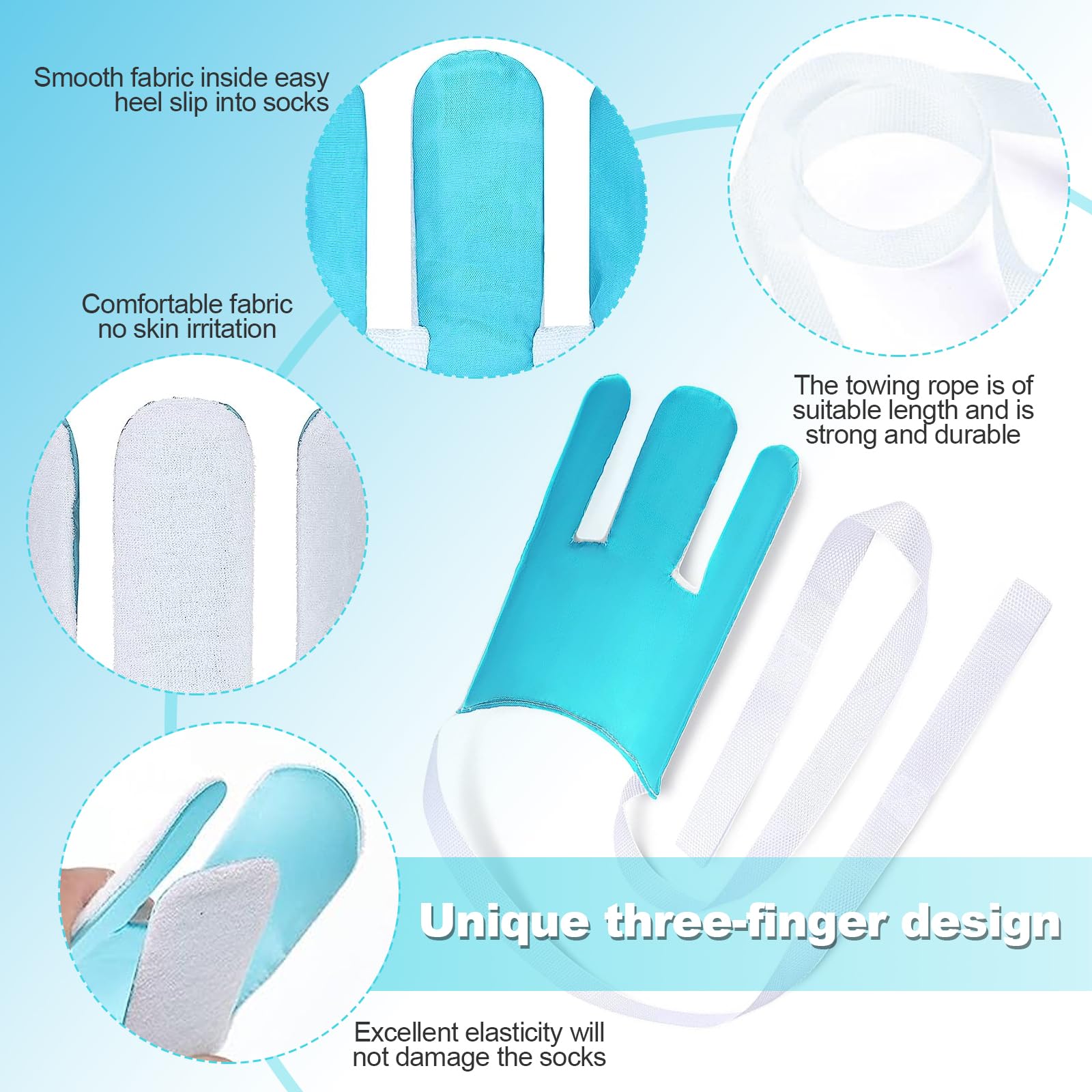 Put yoursocks with ease Sock Aid Tool Easily Pull on Socks Without Bending, for Elderly, Disabled ,Pregnant, Diabetics