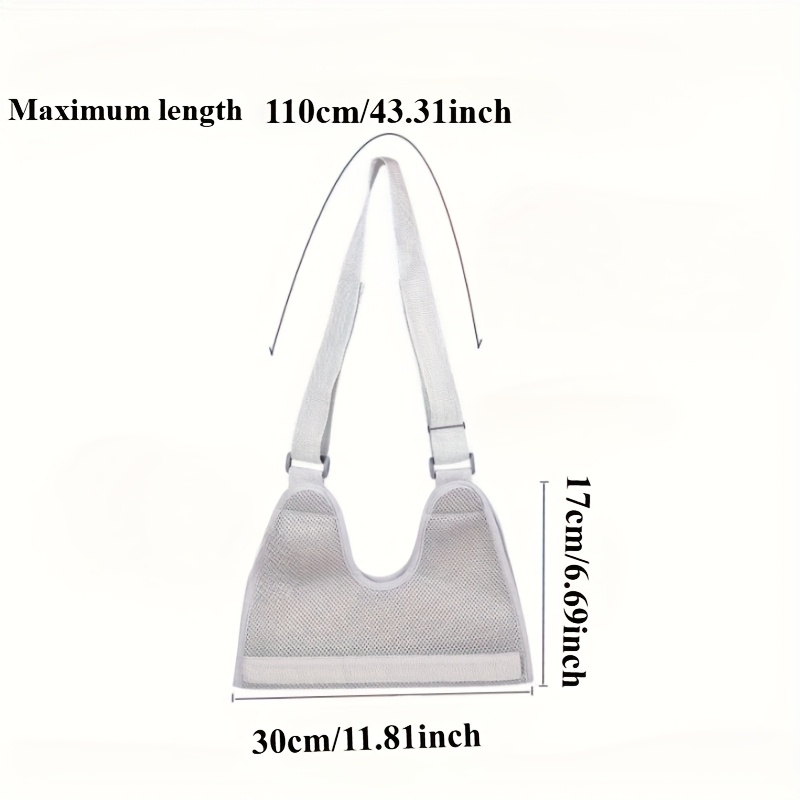 1-Pack Boom Strap - Shoulder Dislocation & Arm Fracture Support, Hand-Fastened Hook-and-Loop Fabric Sling for Post-Surgery Recovery, Running & Sports Injury Rehabilitation