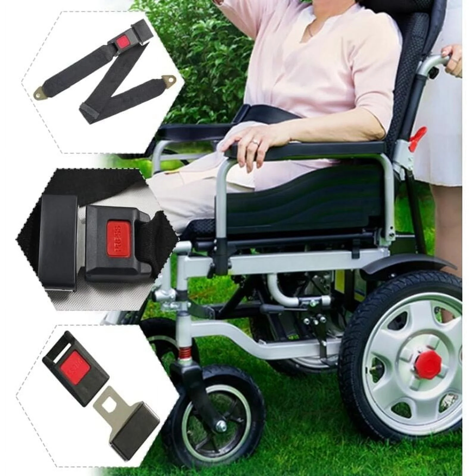 Universal Lap Seat Belt, High Quality Webbing Adjustable Safety Belt For Various Vehicles, 2 Pack With Easy Installation Screws