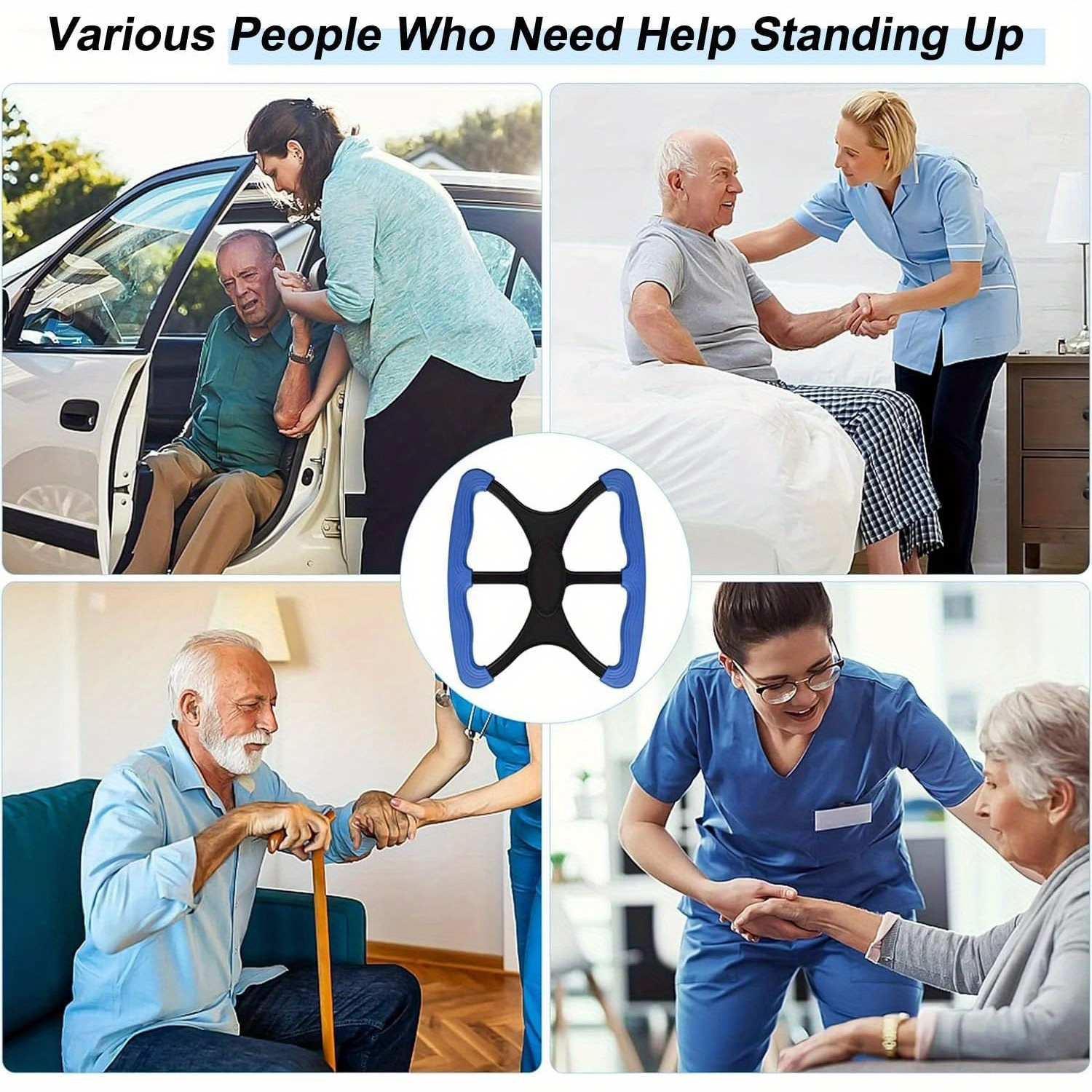 A Standing Aid Device for The And Disabled - a Non-Contact Lifting Aid for Seniors - a Portable Lifting Assistance Device for The Disabled, Tools for Helping The to Rise, Featuring a Grip Handle, Suitable for Seniors, Pregnant Women