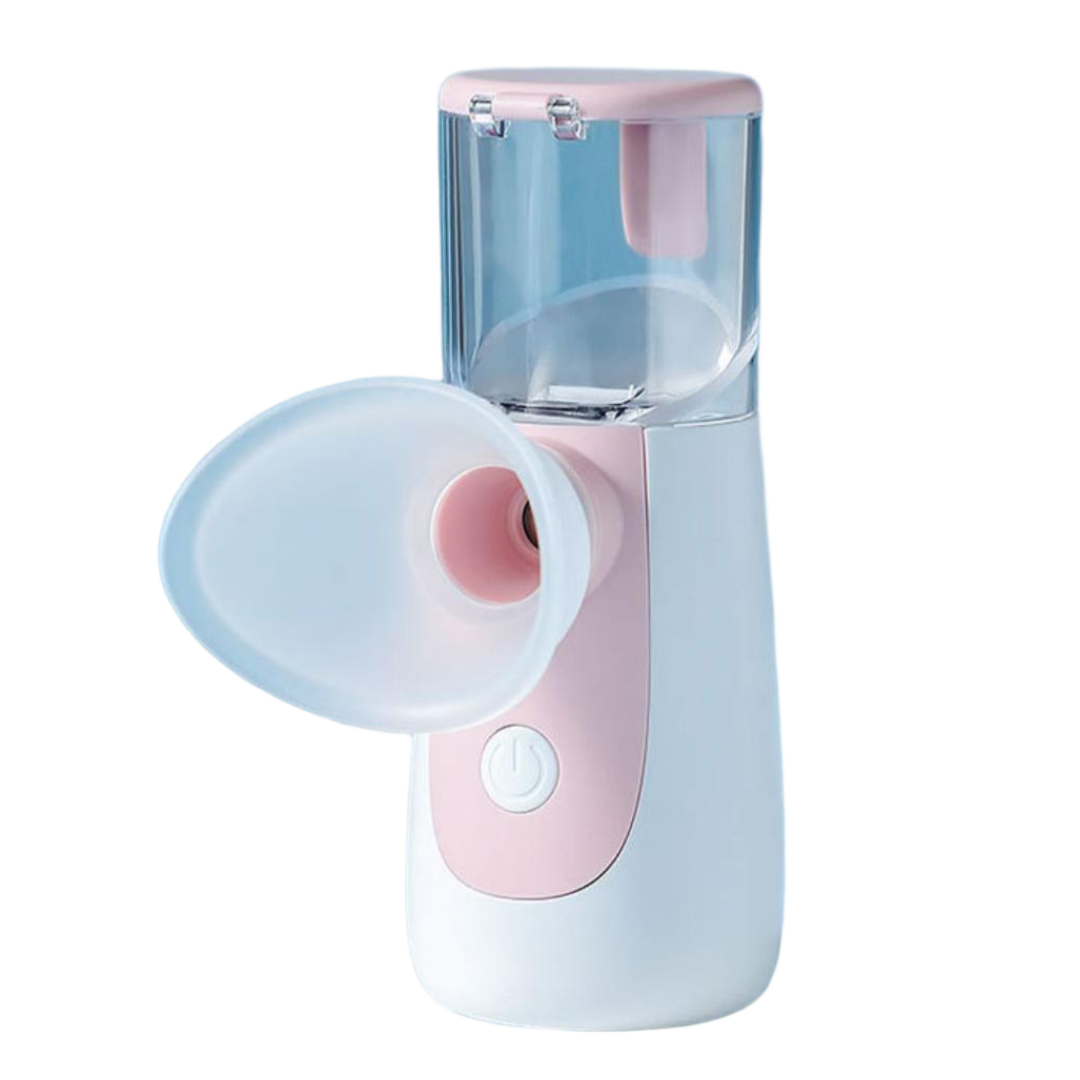 1pc Portable Mini Humidifier & Aromatherapy Diffuser with Visible Water Tank, Rechargeable, Quiet Operation