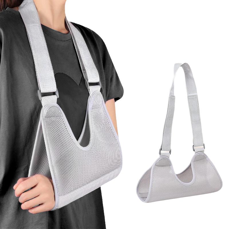 1-Pack Boom Strap - Shoulder Dislocation & Arm Fracture Support, Hand-Fastened Hook-and-Loop Fabric Sling for Post-Surgery Recovery, Running & Sports Injury Rehabilitation