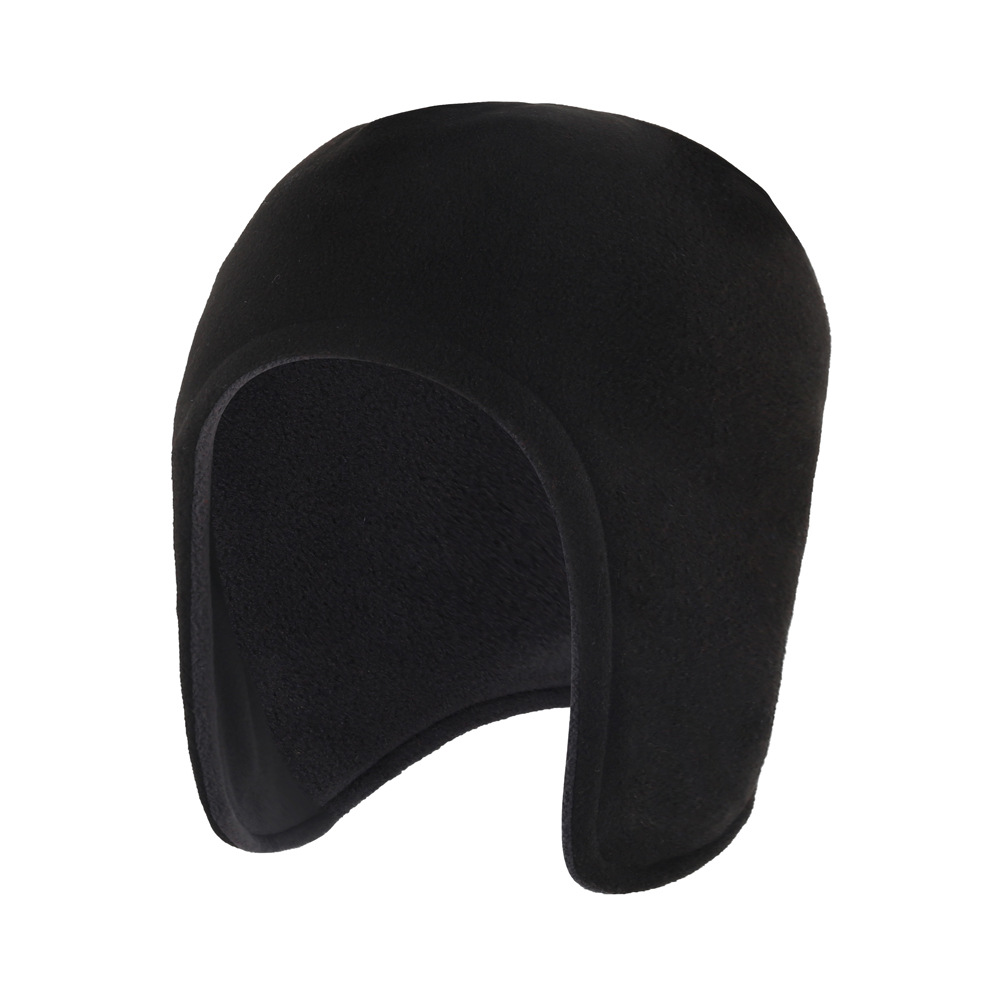 1pc Winter Double-Layer Fleece Hat for Seniors - Outdoor Cycling Warm Ear Covers, Cold Protection, Washable, Unisex Thick Design for Warmth And Wind Resistance