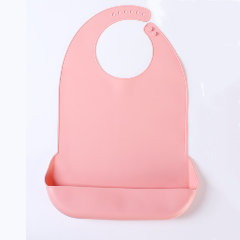 1 Pack Washable Silicone Adult Bib with Pocket Waterproof Clothing Protector Reusable Apron Mealtime Crumb Catcher for Eating Cloth for Elderly Seniors(21 x 14.2 Inch)