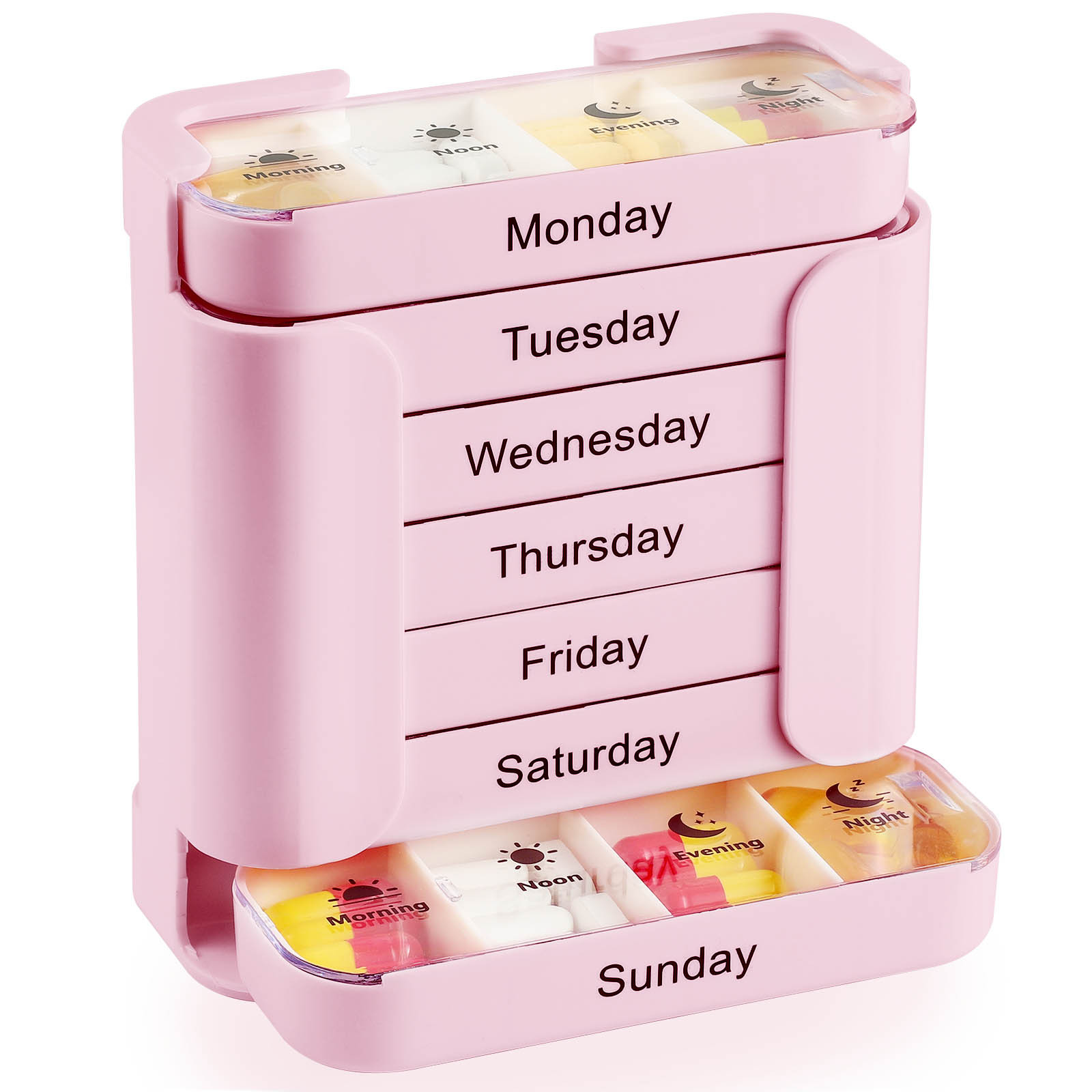 7 Days 28 Compartments Pill Organizer
