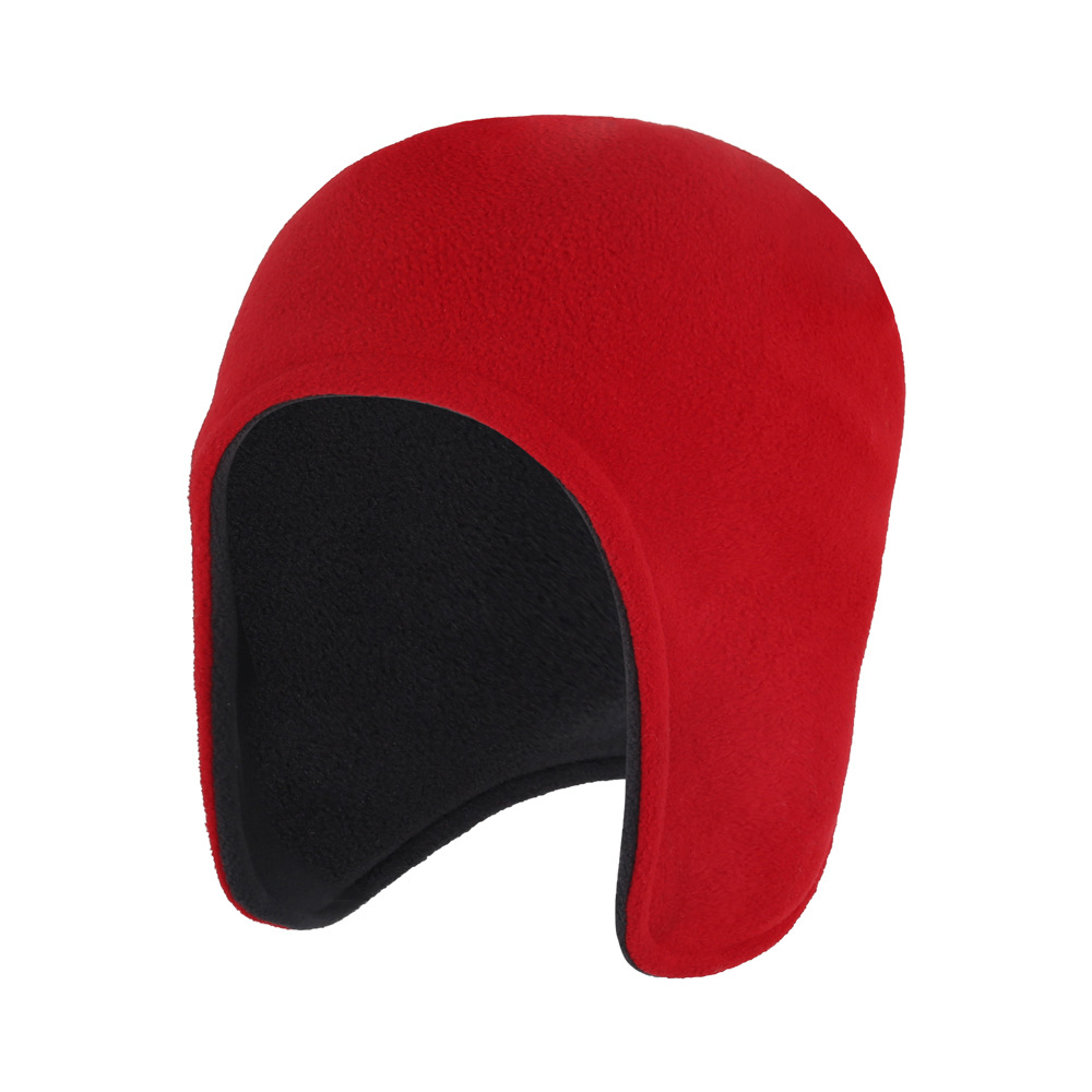 1pc Winter Double-Layer Fleece Hat for Seniors - Outdoor Cycling Warm Ear Covers, Cold Protection, Washable, Unisex Thick Design for Warmth And Wind Resistance