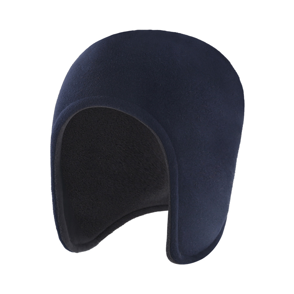 1pc Winter Double-Layer Fleece Hat for Seniors - Outdoor Cycling Warm Ear Covers, Cold Protection, Washable, Unisex Thick Design for Warmth And Wind Resistance