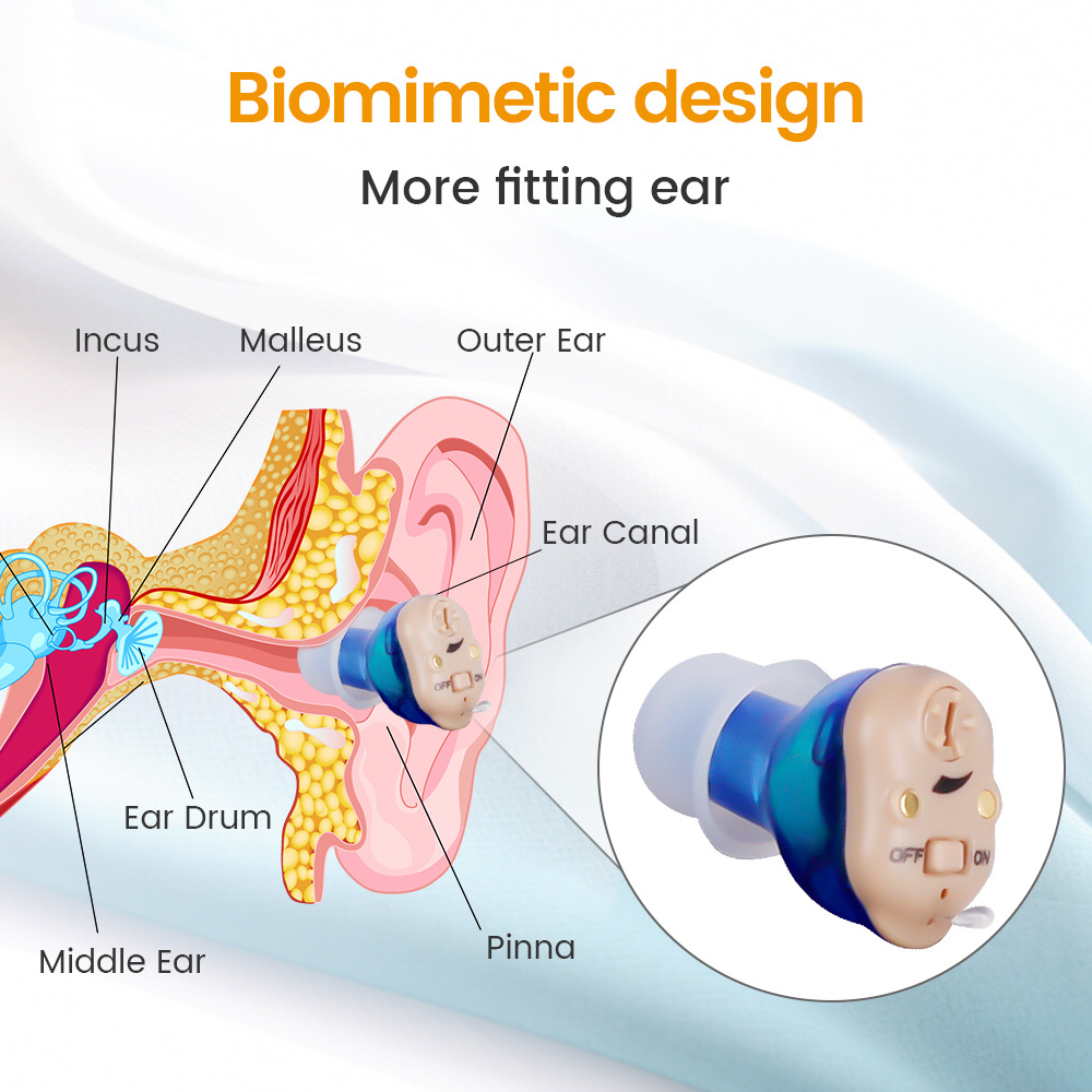 Hearingaids Magnetic Charging Case Digital Hearing Aid