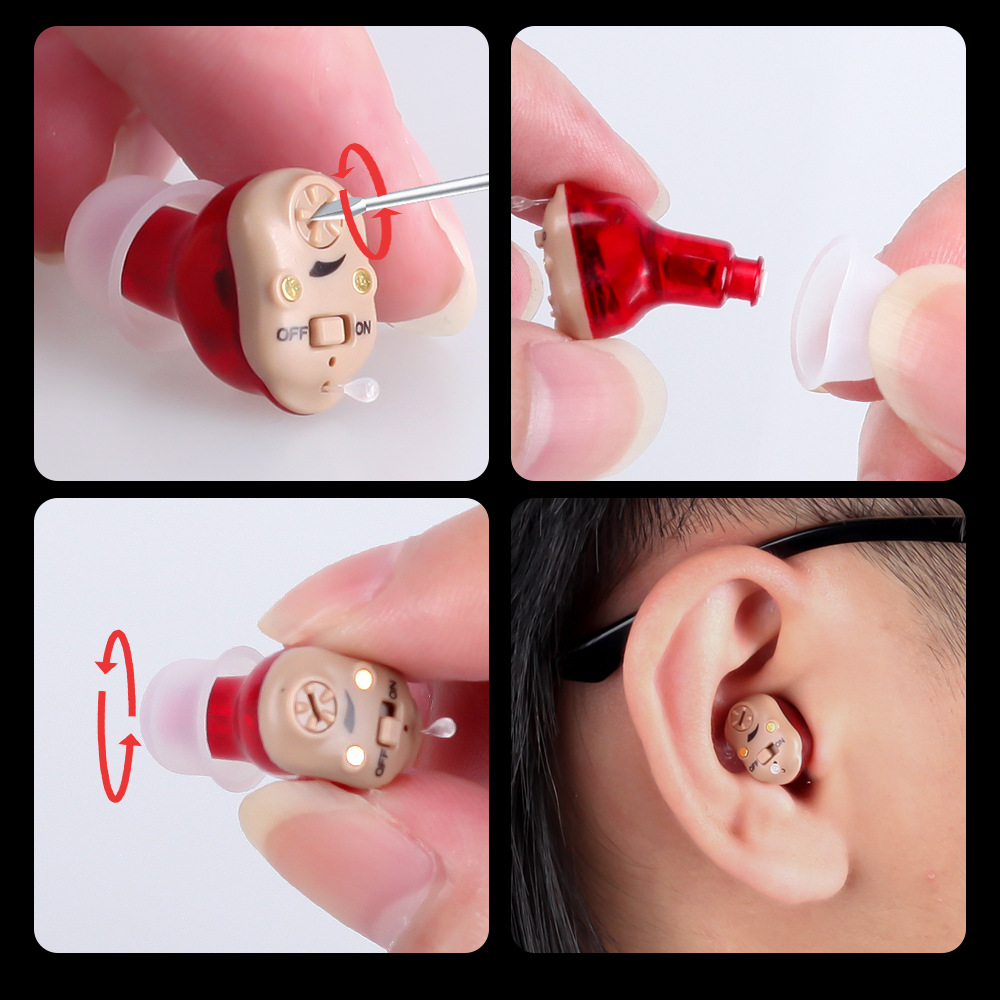 Hearingaids Magnetic Charging Case Digital Hearing Aid