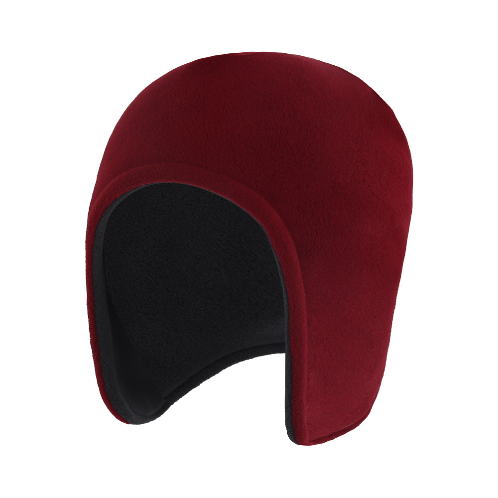 1pc Winter Double-Layer Fleece Hat for Seniors - Outdoor Cycling Warm Ear Covers, Cold Protection, Washable, Unisex Thick Design for Warmth And Wind Resistance