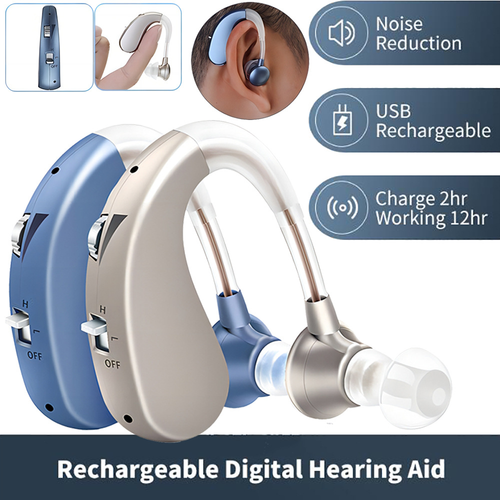 USB Rechargeable Hearing Aid For Seniors