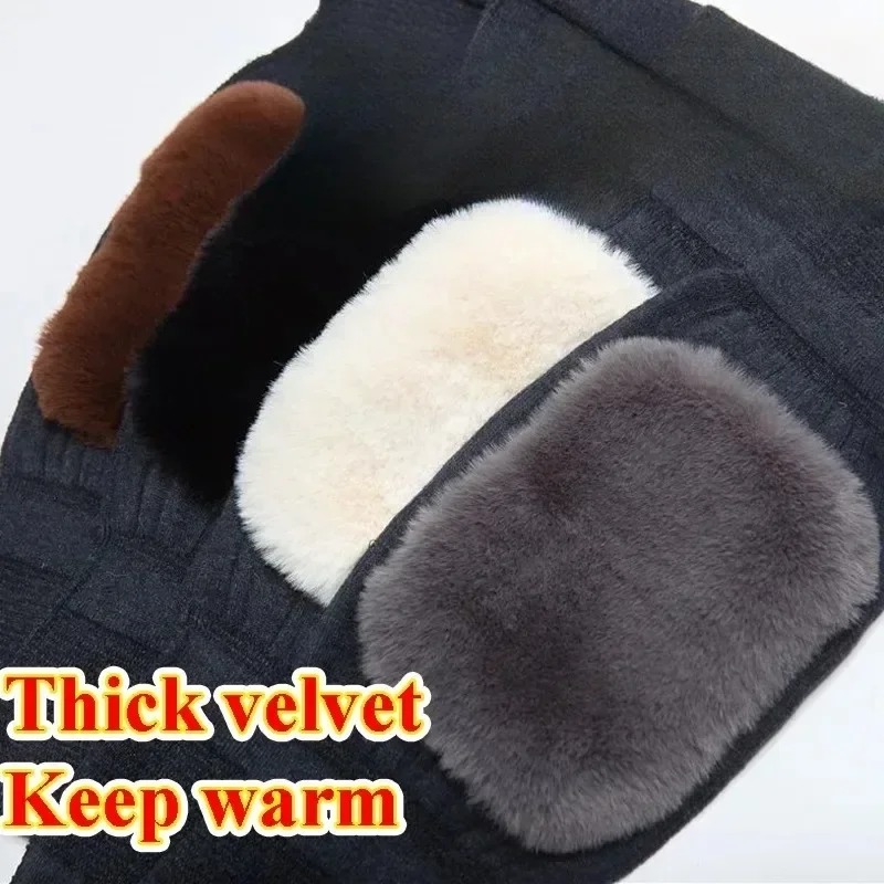 Warm Knee Legs: Pile thickened to keep Men's and Women's knees warm