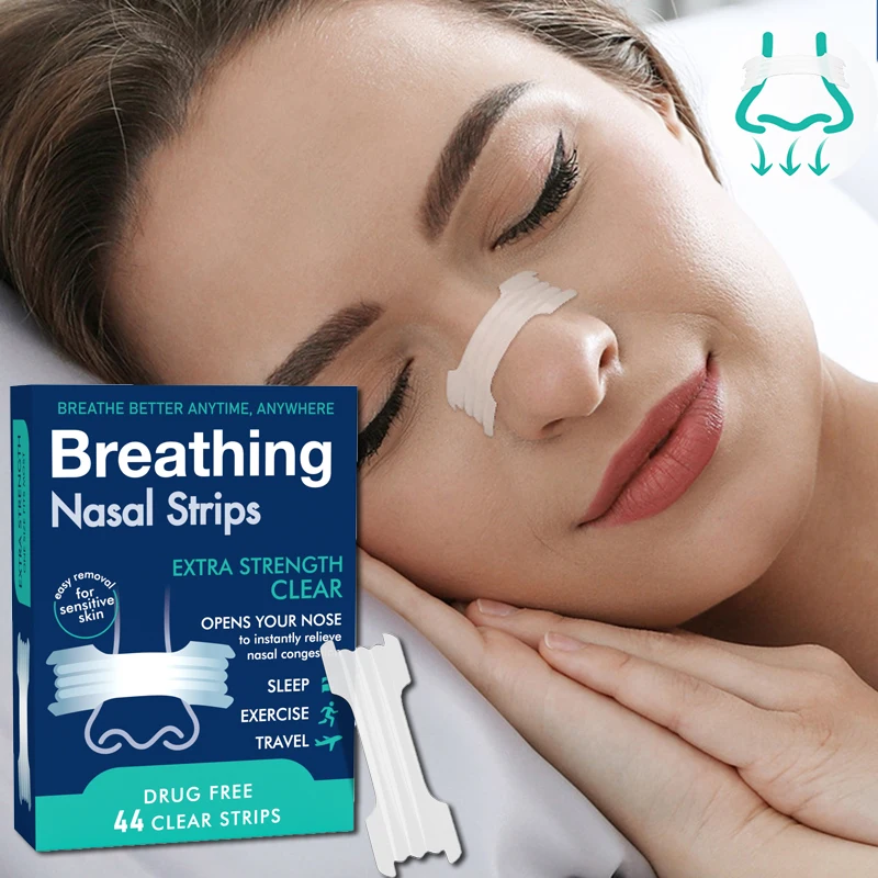 Breathe Right Nasal Strips Extra Strength For Sensitive Skin 44PCS