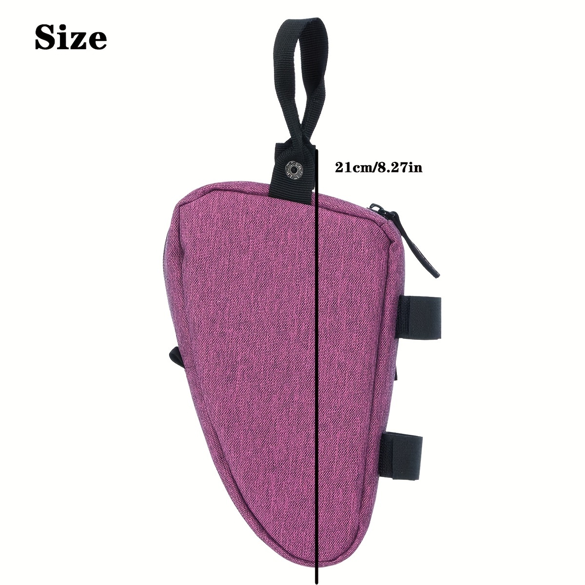 Lightweight Waterproof Forearm Crutch Bag with Mesh Pocket, Triangle Shape Storage Pouch for Daily Use Accessories Organization, Crutch Storage Solution | Mesh Pocket Design | Lightweight Bag