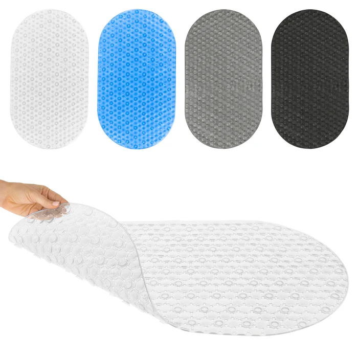 Nonslip Shower Floor Pad - Non-Slip and Non-Skid for Bath Tub with Strong Rubber Suction Cup Grip - for Baby, Elderly, Kids, Bathroom